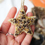 Hand Embroidered Star Christmas Decoration, thumbnail 10 of 12