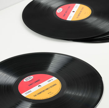 Personalised Vinyl Record Placemats, 5 of 12