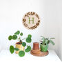 Personalised Floral Hand Screen Printed Wooden Plaque, thumbnail 4 of 9