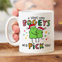 'If Sons Were Bogeys' Personalised Christmas Mug, thumbnail 2 of 5