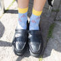Tri Blue And Classic Baby Blue Women's Socks Bundle, thumbnail 5 of 6