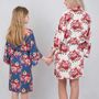 Rose Cotton Wedding Party Dressing Gown Robe, thumbnail 7 of 11