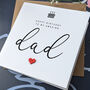 Personalised Handmade Birthday Card For Special Dad, thumbnail 4 of 4