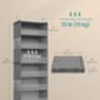 Six Tier Hanging Wardrobe Organiser Shelf, thumbnail 2 of 7