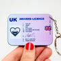 Personalised Driving Licence Keyring, thumbnail 1 of 3