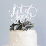 Let It Snow Merry Christmas Cake Topper, thumbnail 1 of 4