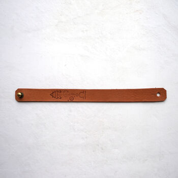 Zodiac Leather Wristband, 5 of 9