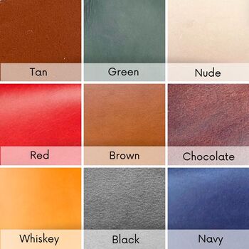 Handmade Leather Personalised Card Purse/Wallet, 8 of 8