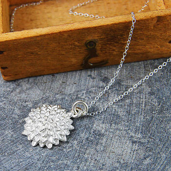 Sunflower Sterling Silver Drop Earrings, 7 of 8