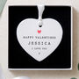 Happy Valentines Heart Gift Ornament, thumbnail 5 of 7