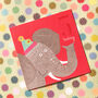 Elephant 5th Birthday Card, thumbnail 5 of 5