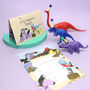 Pirate Dinosaur Invitation 10 Pack, thumbnail 4 of 7