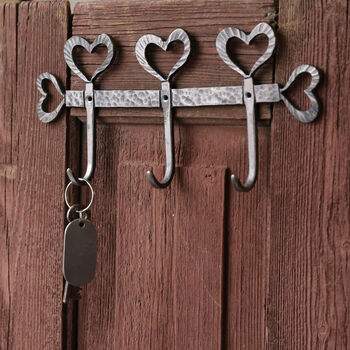 Handmade Iron Coat Rack Hooks. Choice Of Three Designs, 6 of 12