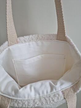 Personalised Boucle Tote Bag, 7 of 9