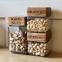 Personalised Oak Food Storage Jars, thumbnail 2 of 11