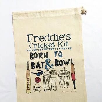 Personalised Cricket Kit Bag, 7 of 11