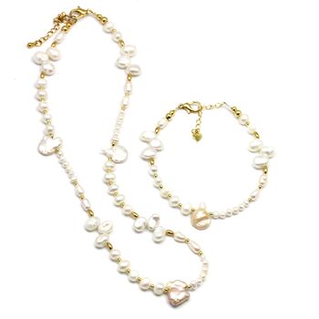 Unusual Freshwater Pearl Necklace For Women, 6 of 10