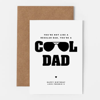 Personalised Cool Dad Birthday Card, 2 of 2