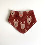 Ruby Reindeer Christmas Bib, thumbnail 1 of 2