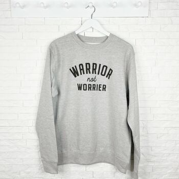 Warrior Not Worrier Sweatshirt, 2 of 3
