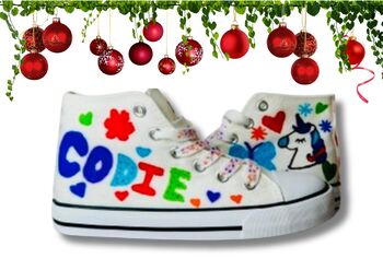 Doodle My Shoe, Customise Your Own Trainers, 6 of 9