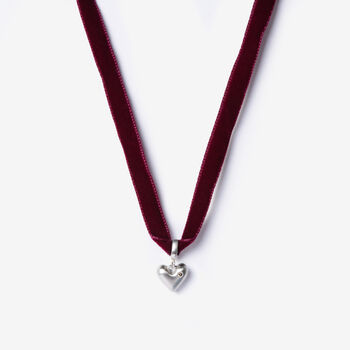Mini Heart Charm Clip On Silver Pendant, 4 of 6