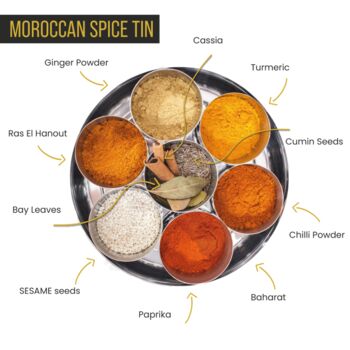 Moroccan Spice Tin Collection To Create Perfect Tagines, 2 of 6