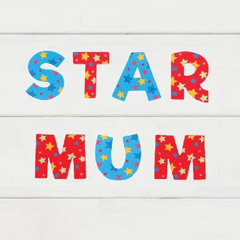 Star Mummy Name Letters, 2 of 2