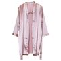 Dusky Pink Bridesmaids Satin Dressing Gowns Robes, thumbnail 4 of 4