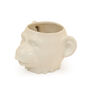 White Monkey Face Ceramic Pot / Vase, thumbnail 2 of 4