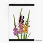 Personalised Couples Initials Floral Botanical Print, thumbnail 12 of 12