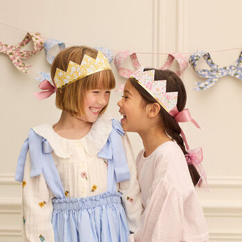Liberty Multi Print Party Crowns Set Of Eight, 5 of 5