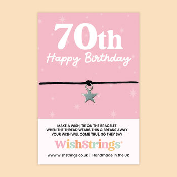 Milestone Birthday Wish Bracelet Gift, 9 of 12