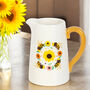 Bumble Bee Spring Flower Jug Vase Gift For Her, thumbnail 2 of 5