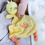 Personalised Yellow Chick Knotted Comforter, thumbnail 3 of 7