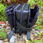 Men's Black Buffalo Leather Wash Bag, thumbnail 2 of 2