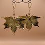 Real Gold Plated Maple Leaf Earrings, thumbnail 1 of 2