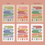 Playful, Downloadable Sticker Chart For Kids, thumbnail 4 of 4