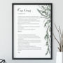 'Our Vows' Personalised Wedding Print, thumbnail 1 of 3