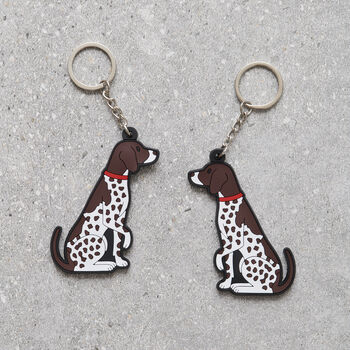 German Shorthaired Pointer Keyring, 3 of 3