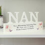 Personalised Butterfly Nan Ornament, thumbnail 2 of 3