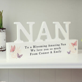 Personalised Butterfly Nan Ornament, 2 of 3