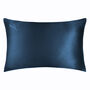 Silk Addict 100% Mulberry Silk Pillowcase Twinpack Navy, thumbnail 7 of 7