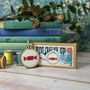 You Crack Me Up! Christmas Mini Matchbox Cross Stitch Kit, thumbnail 1 of 5