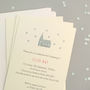 Personalised Hand Foiled Christening Invitations, thumbnail 2 of 5