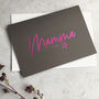 Mama Cool Metallic Pink Hot Foil Card, thumbnail 2 of 3
