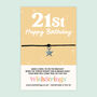 Milestone Birthday Wish Bracelet Gift, thumbnail 7 of 12