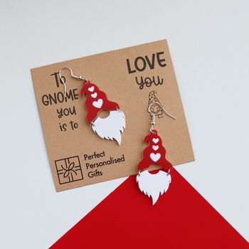 Gnome Gonk Love Earrings, 8 of 11