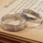 Sterling Silver Wedding Ring Set 1820, thumbnail 1 of 12