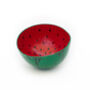 Hand Painted Watermelon Calabash Bowl, thumbnail 1 of 4